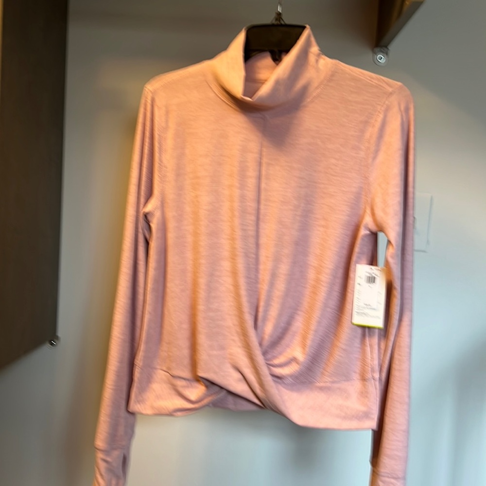 Soft and breathable mock neck!